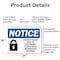 Signmission Lockout Tagout Setup Maintenance Repair, 24 in W x Rectangle, Aluminum OS-2PACK-NS-A-1824-L-15907 - alternate 8